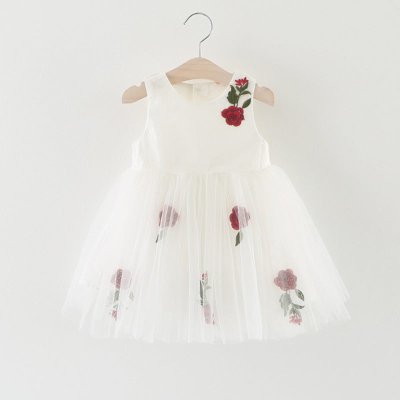 Girls' cotton sundress