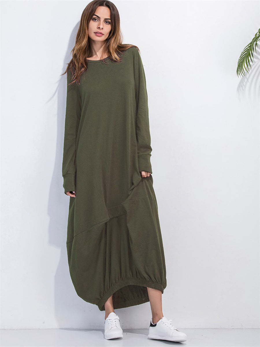 Sweatshirt dress, Matcha Green