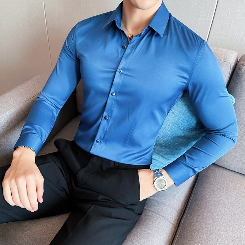 Slim-fit dress shirt