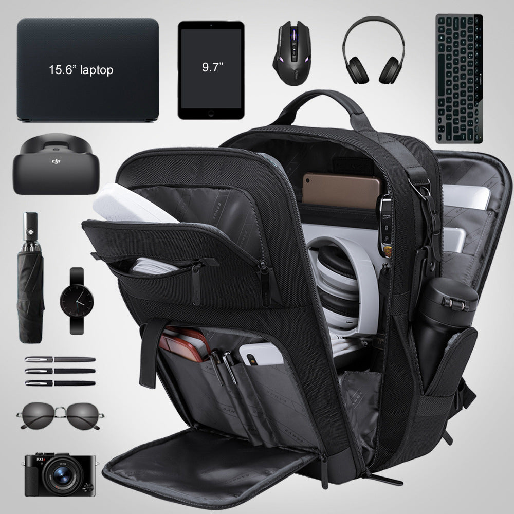 New Waterproof Men's Travel Backpack Oxford Cloth Business Men's Backpack College Student Computer School Bag