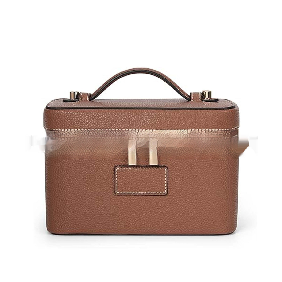 Top-handle vanity case bag