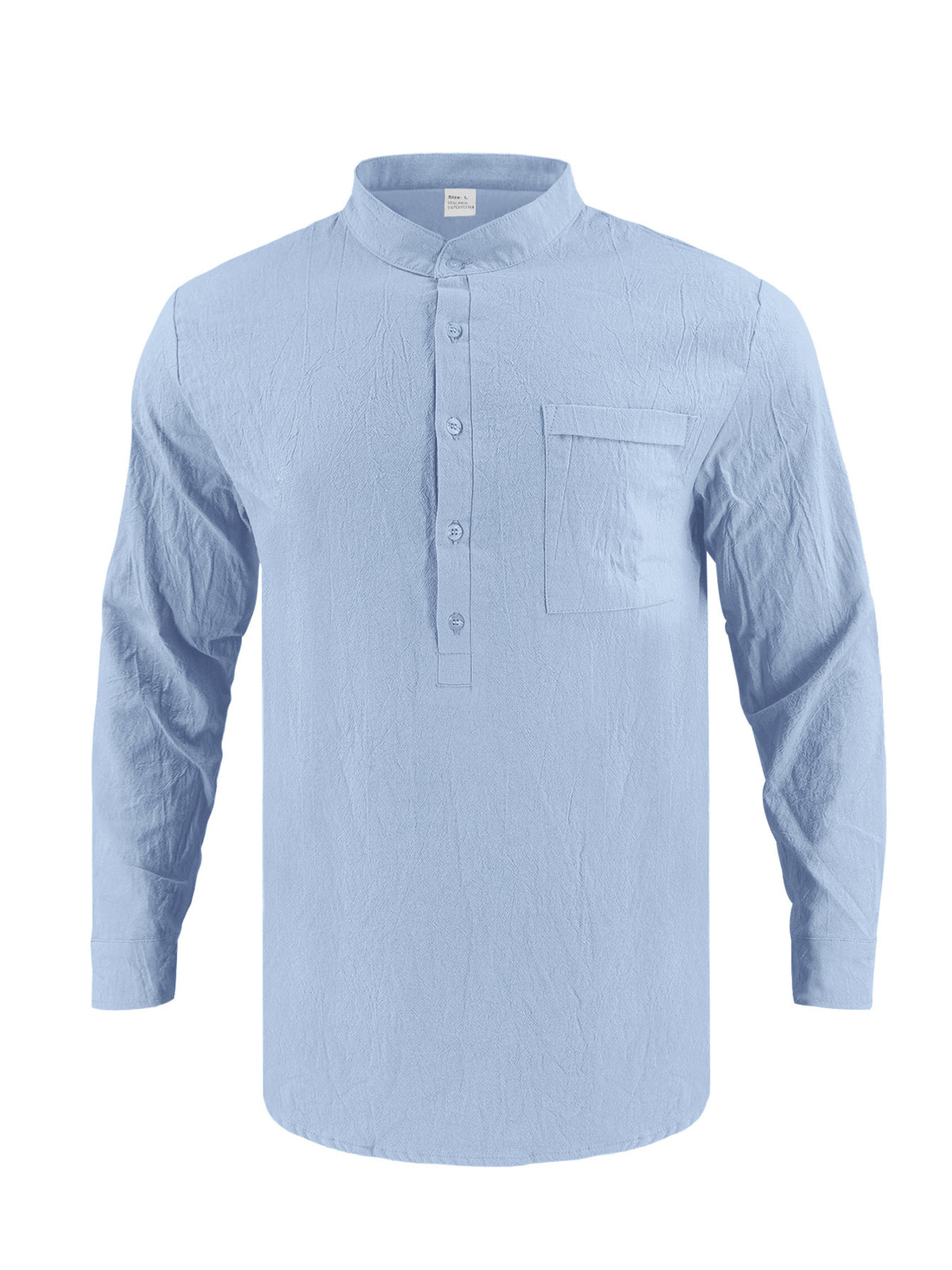 Pocket long-sleeve shirt