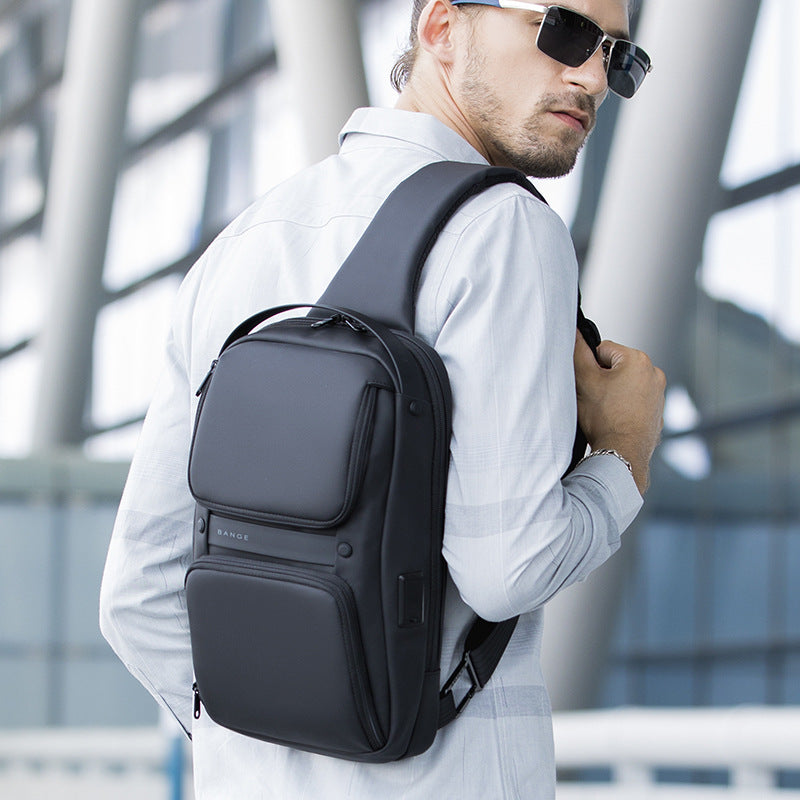 Men's Bag Chest Bag Korean Version Diagonal Bag Shoulder Bag Casual Men's Chest Bag Sling Bag