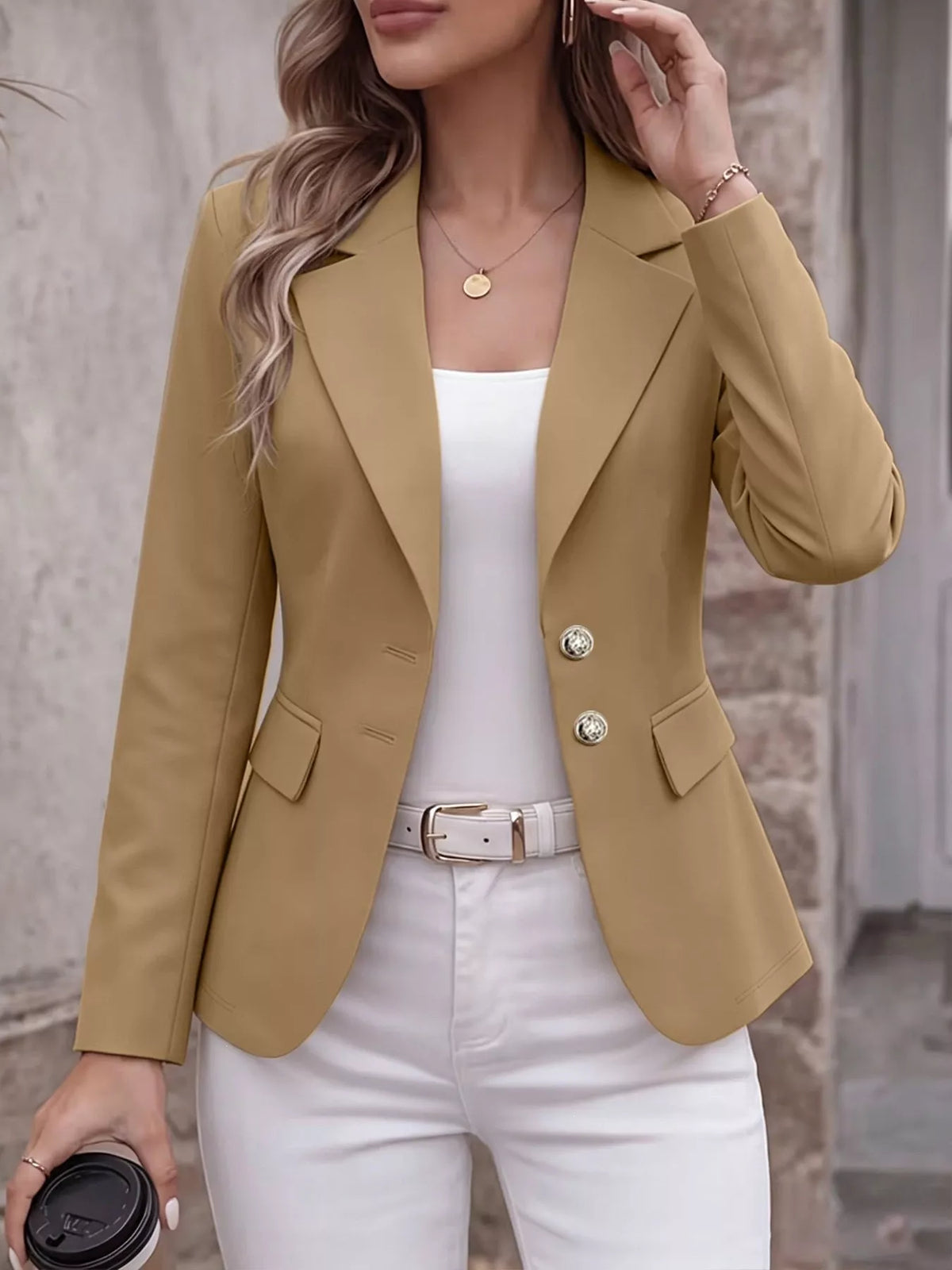 Classic lapel blazer