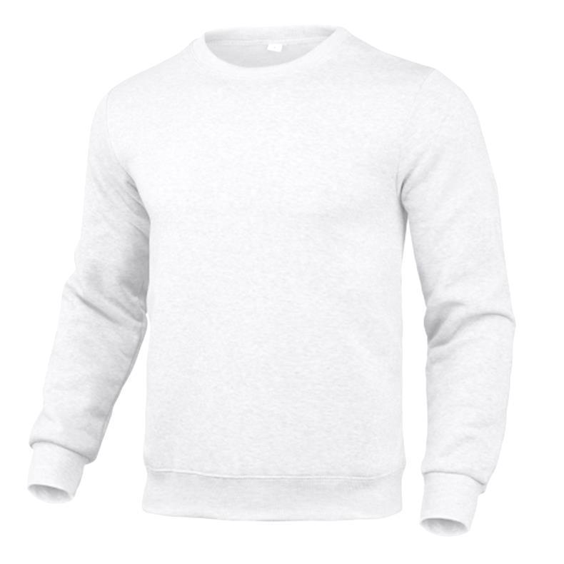 Men's And Women's Casual Sweatshirt Solid Color Round Neck Long Sleeve Pullover