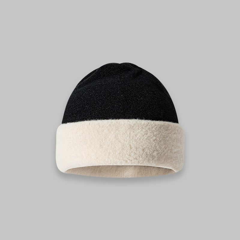 Two-tone fisherman beanie