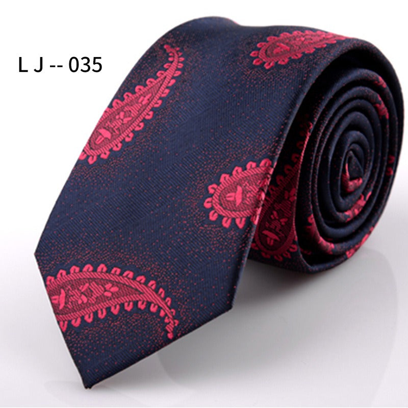 Men's Accessories Men's 6CM Tie Color blocked Adult Business Casual Tie