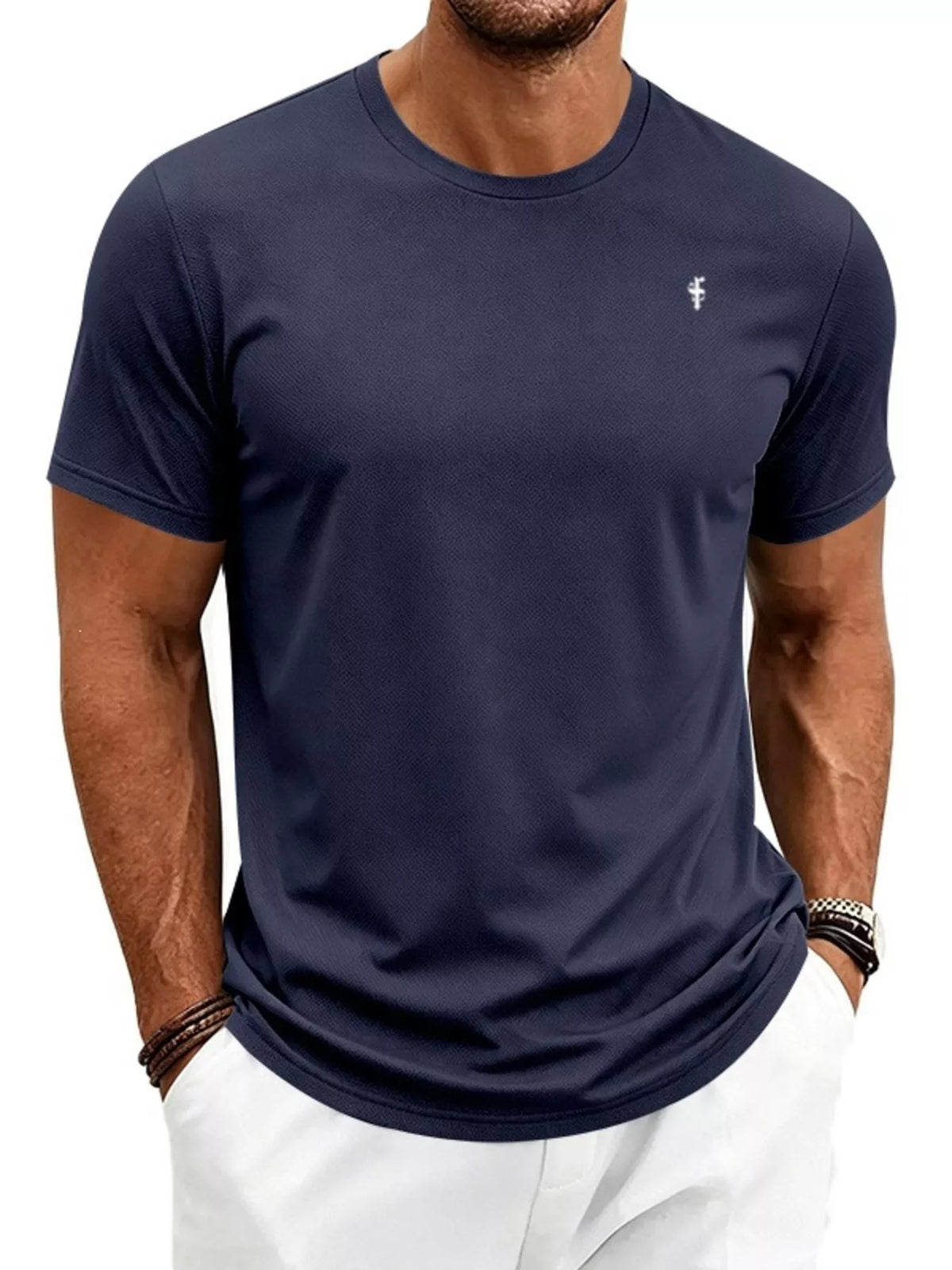 Classic crew tee – navy