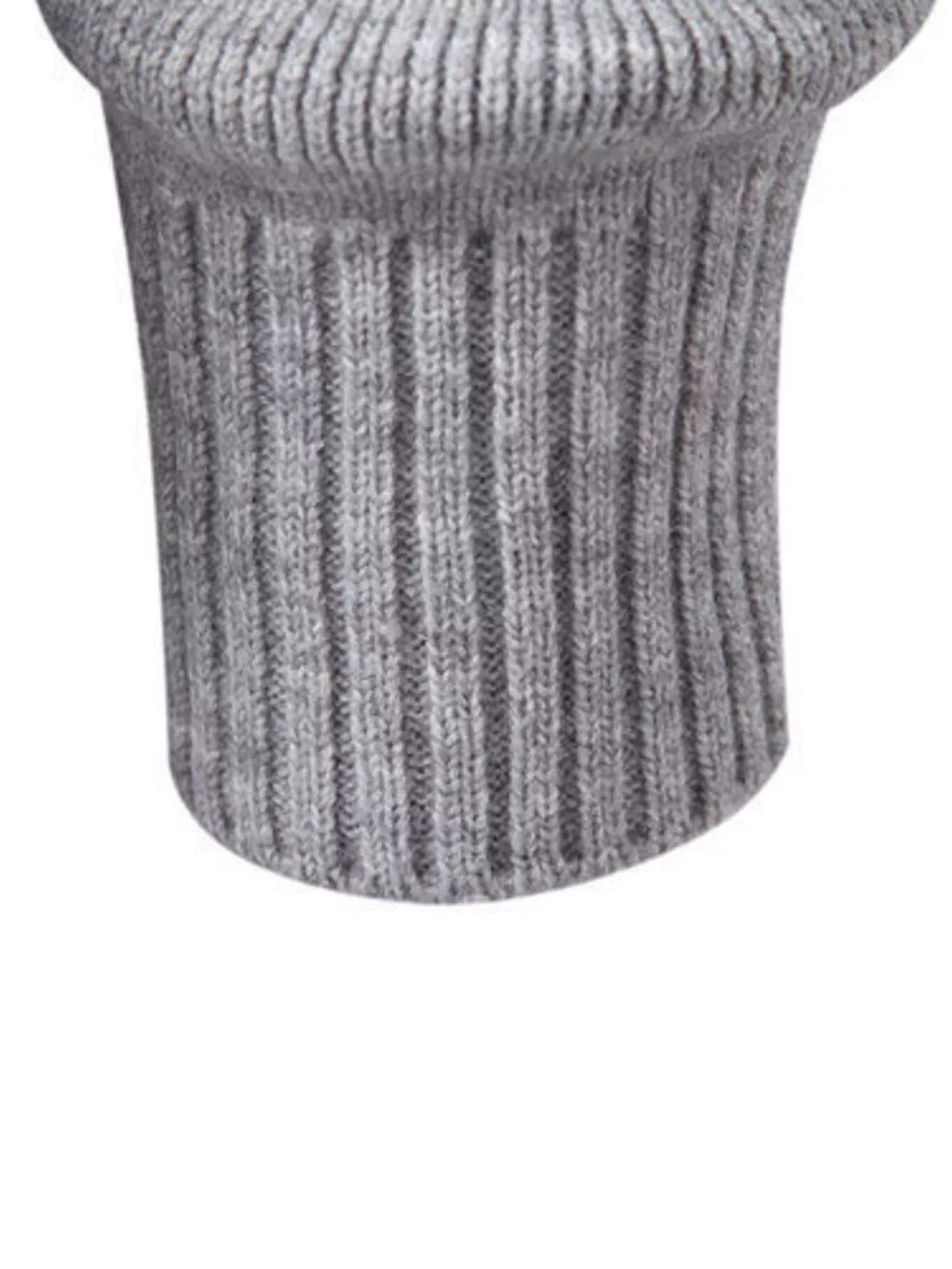 Ribbed quarter-zip sweater