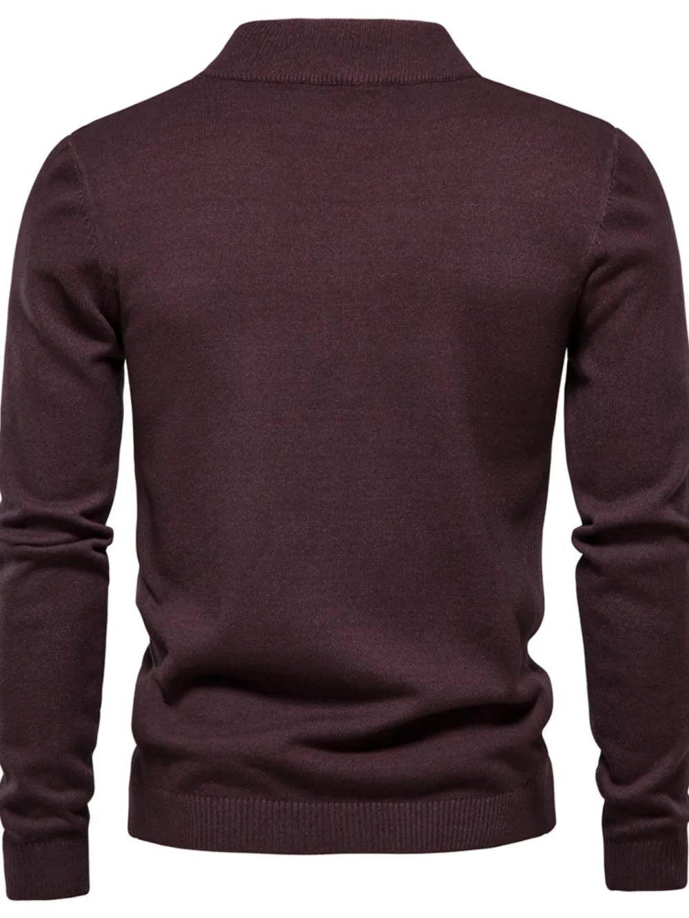 Mock neck long sleeve sweater