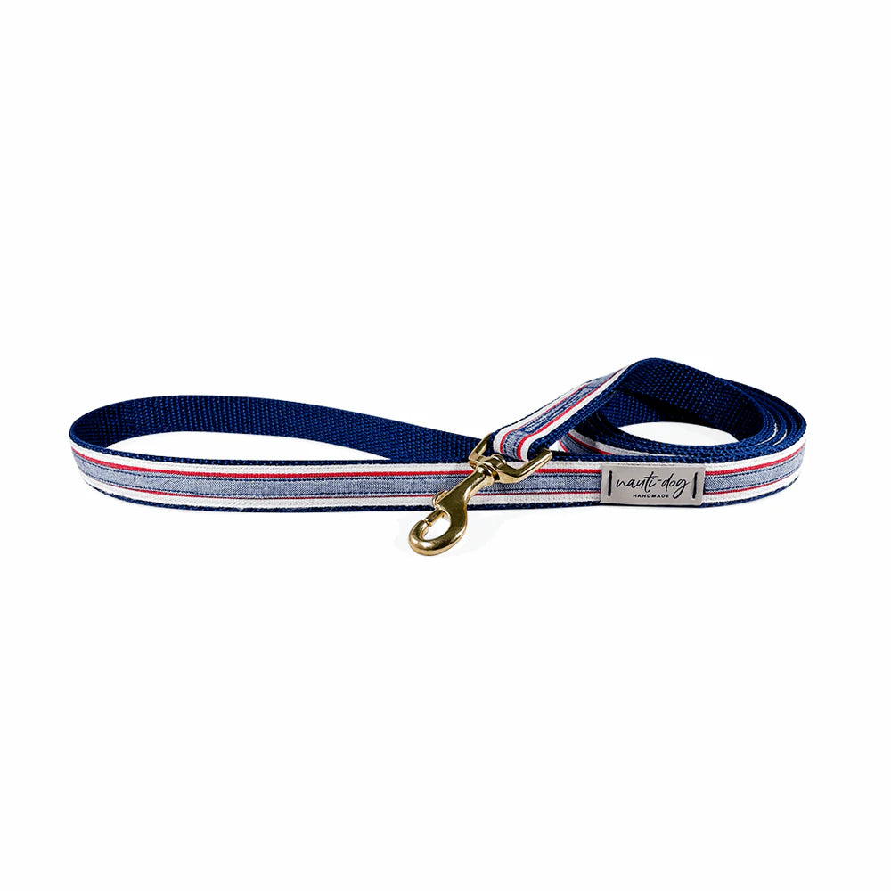 Oxford ribbon dog leash