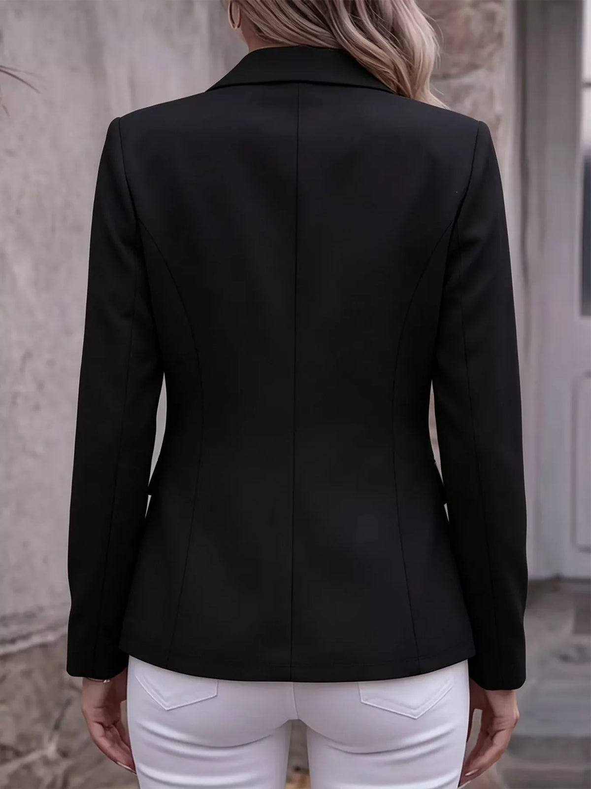 Classic lapel blazer