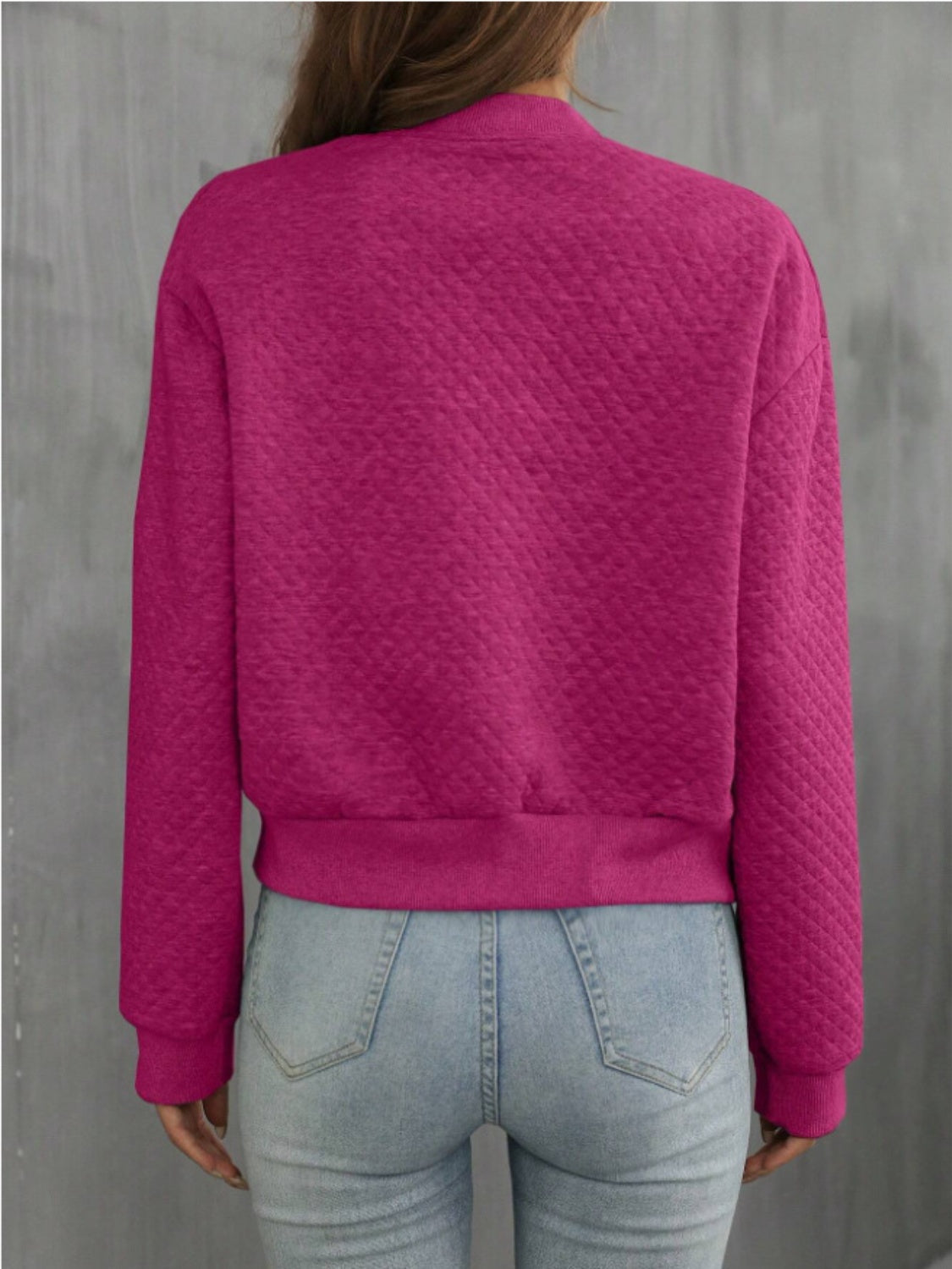 Zip up long sleeve jacket