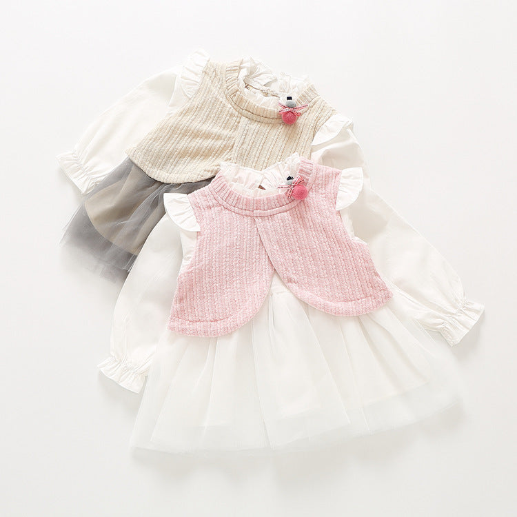 Girls' cotton summer dress