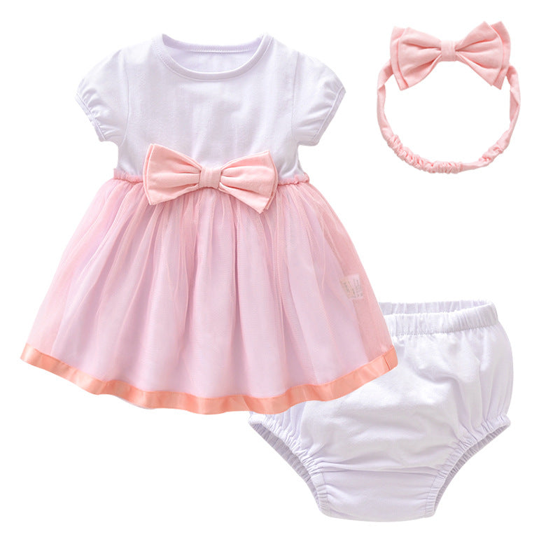 Girls' cotton party dress