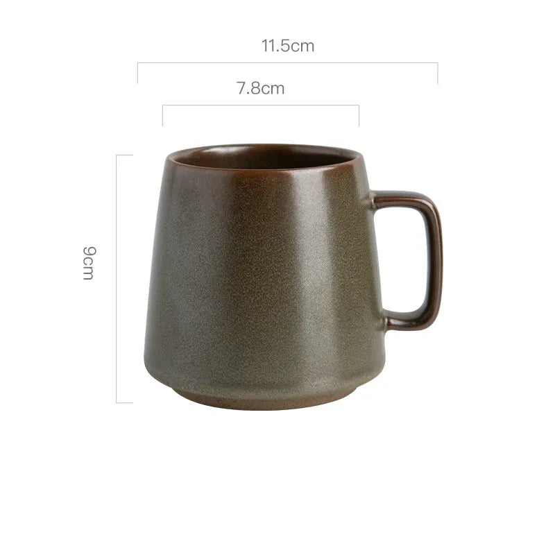 Speckled stoneware mug set