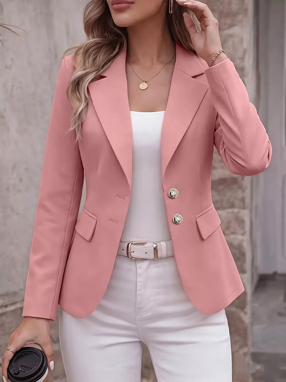 Classic lapel blazer