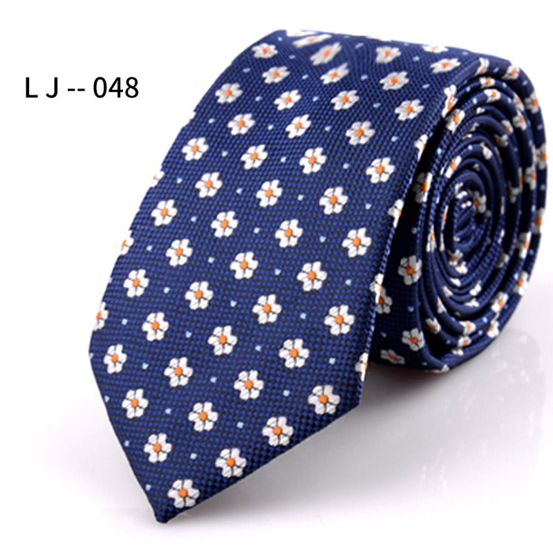 Men's Accessories Men's 6CM Tie Color blocked Adult Business Casual Tie