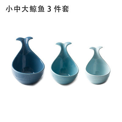 Glazed ceramic dip bowls