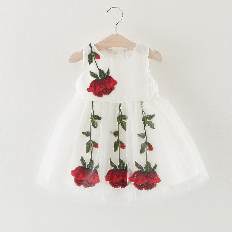 Girls' cotton sundress