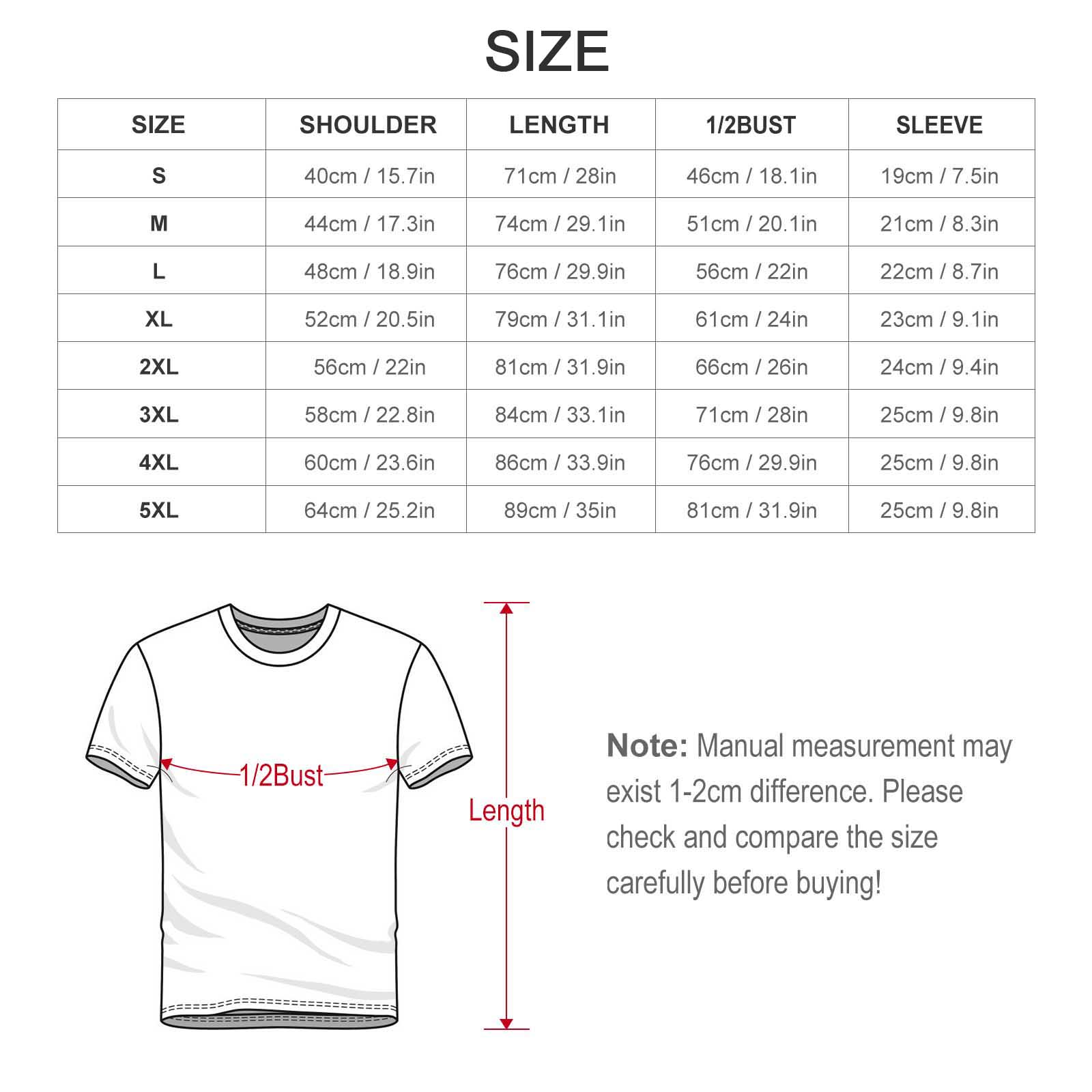 New 2025 Pure cotton short sleeved T-shirt Front print Multiple colors