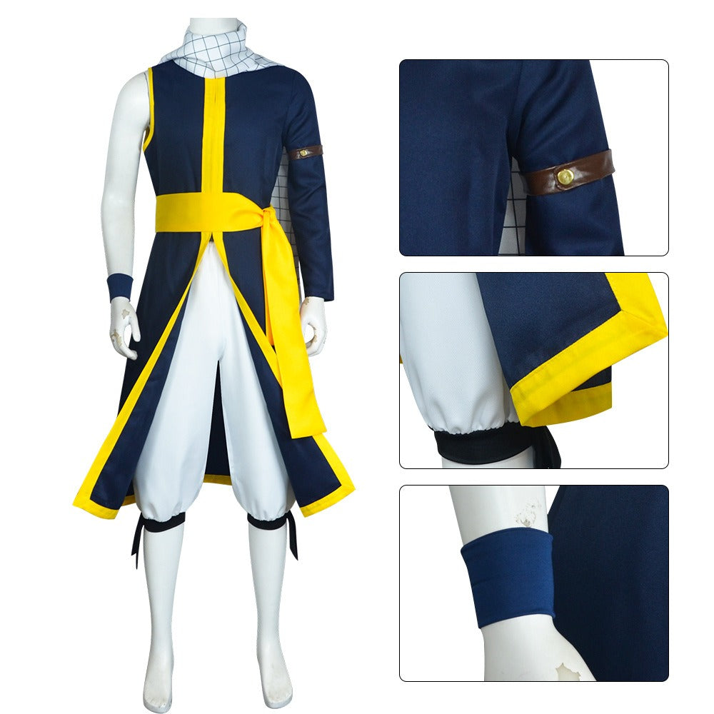 Fairy Tail Centennial Mission cosplay costume Naz Doragnol cosplay costume Fire King Naz