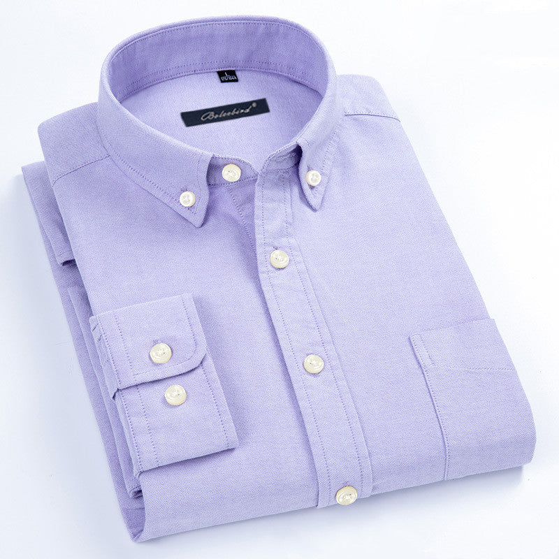 Chemise Oxford à manches longues pour homme