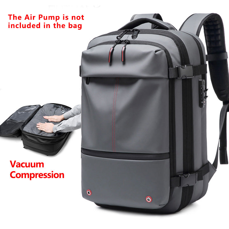 Air Tight Bags Valve Vacuum Compression Backpack system Expandable waterproof bagpack back pack travel laptop bag backpacks