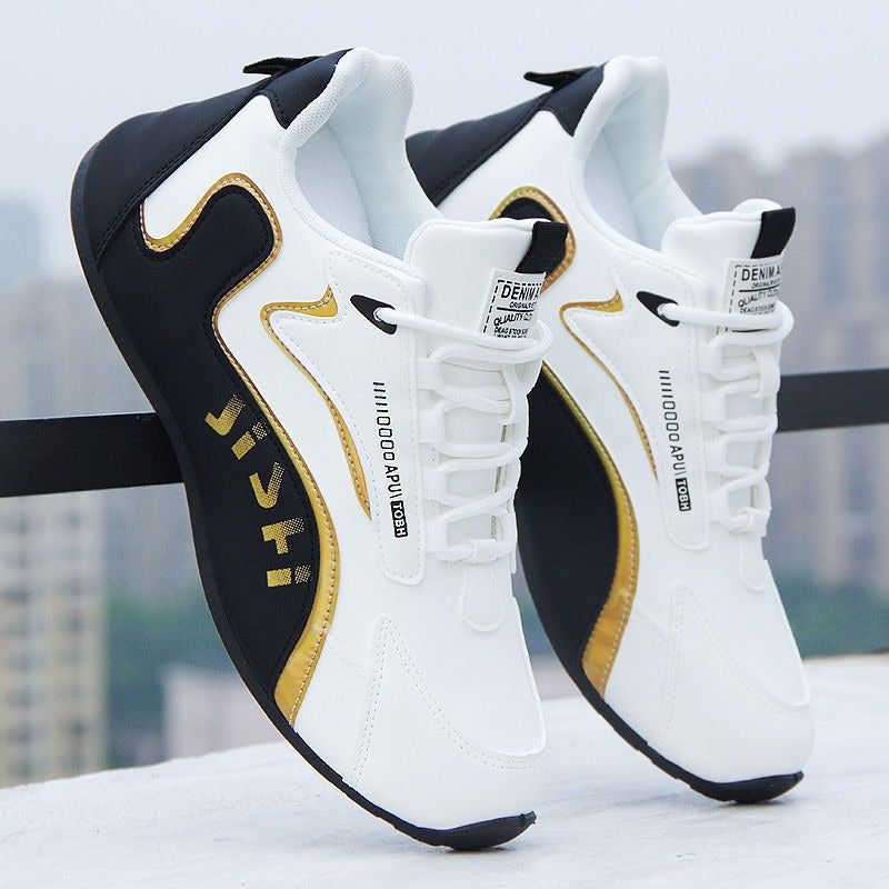 Men's running sports shoes, new men's shoes, leather surface travel shoes, trendy and fashionable shoes, comfortable and casual