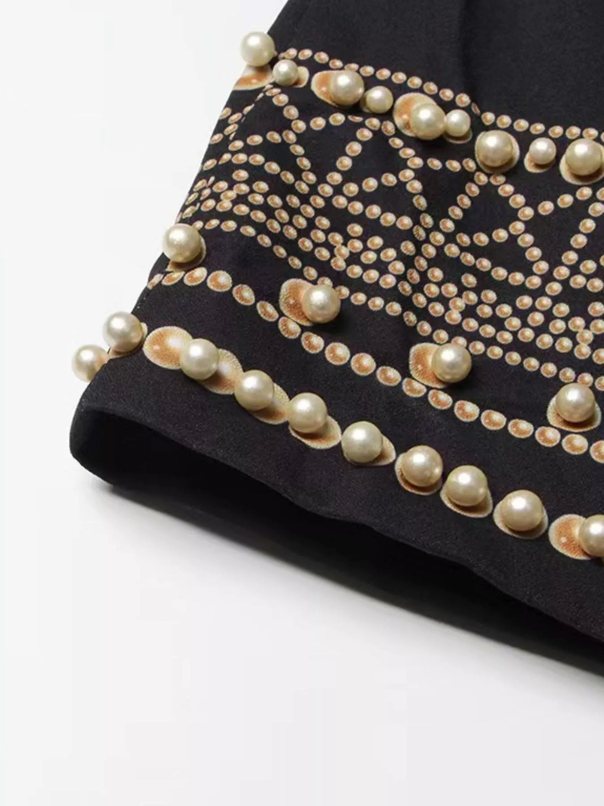 Pearl-button blazer