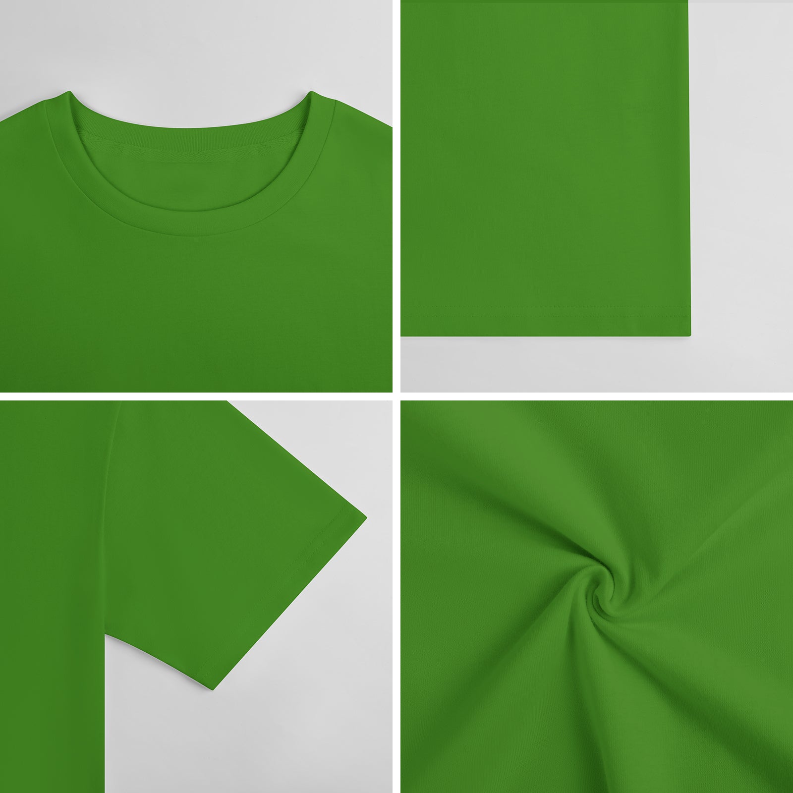 New 2025 Pure cotton short sleeved T-shirt Front print Multiple colors