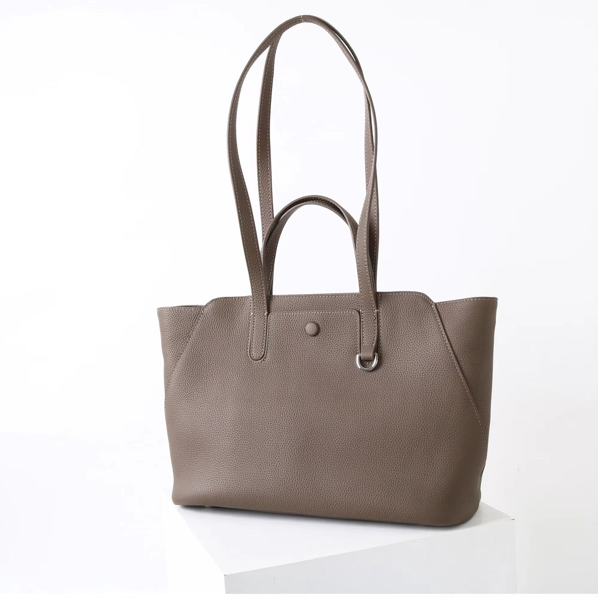 Leather everyday tote