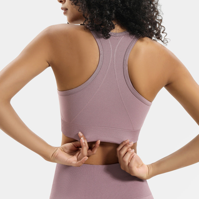 Seamless knit workout set