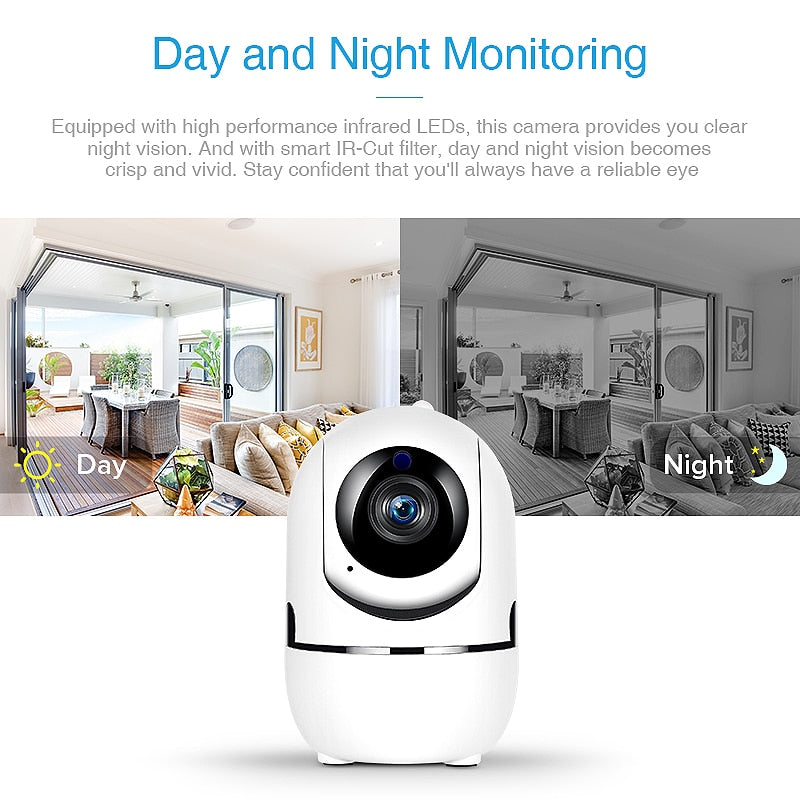 1080P Cloud IP Camera Home Security Surveillance Camera Auto Tracking Network WiFi Camera Wireless CCTV Camera