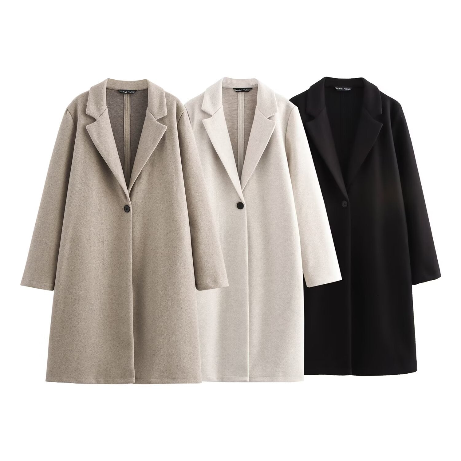 Button soft coat jacket