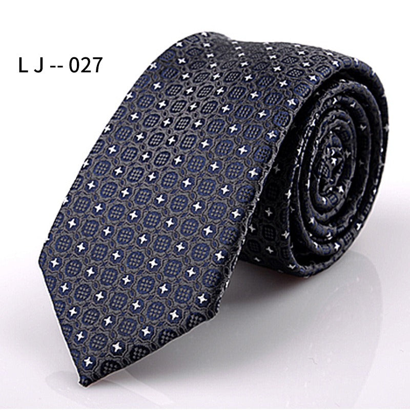 Men's Accessories Men's 6CM Tie Color blocked Adult Business Casual Tie