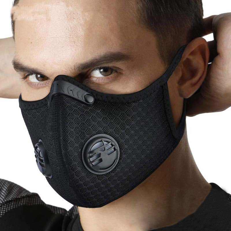 KN95 Bicycle Riding Sports Dust Mask EN149 Anti-Fog Filter Filter Element Mask With Breathing Valve