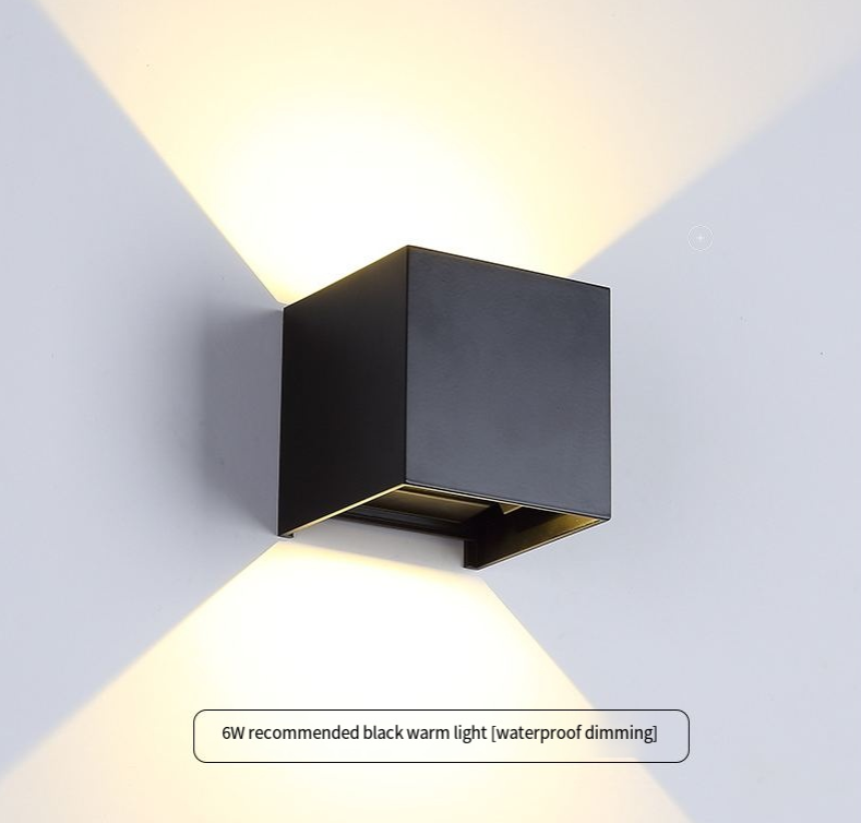 Outdoor waterproof wall lamp induction wall lamp exterior wall