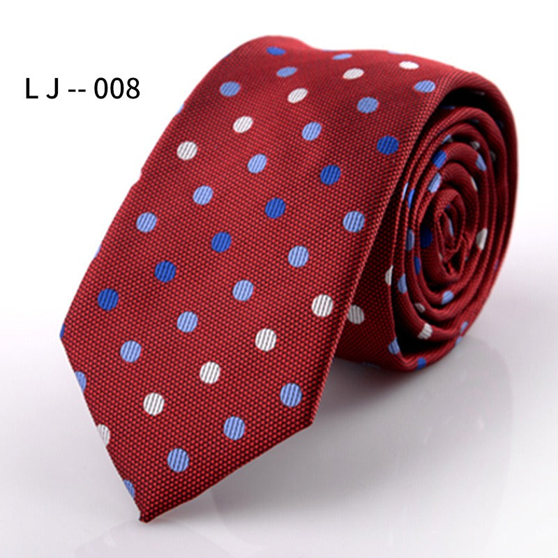 Men's Accessories Men's 6CM Tie Color blocked Adult Business Casual Tie