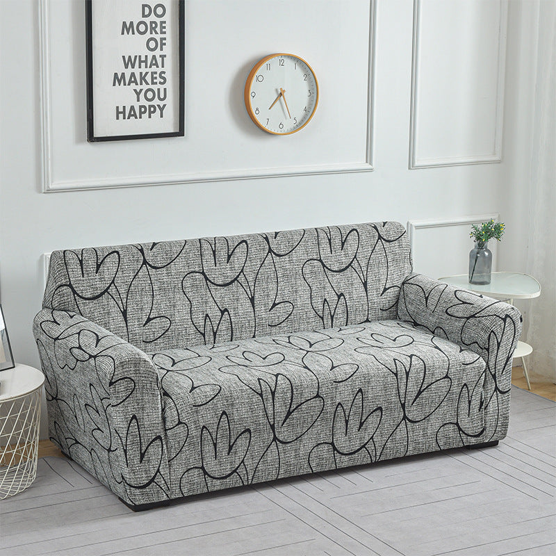 Printed sofa cover all inclusive elastic anti slip sofa cover sofa cover