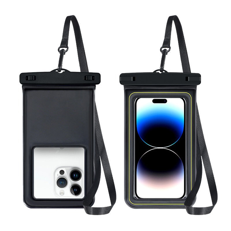 Sponge floating mobile phone waterproof bag for swimming drifting outdoor beach camping water park