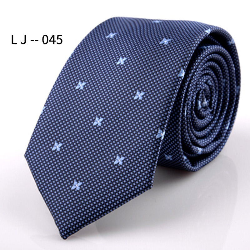 Men's Accessories Men's 6CM Tie Color blocked Adult Business Casual Tie