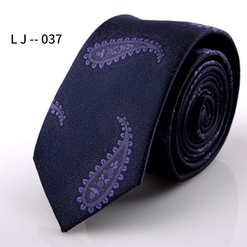 Men's Accessories Men's 6CM Tie Color blocked Adult Business Casual Tie