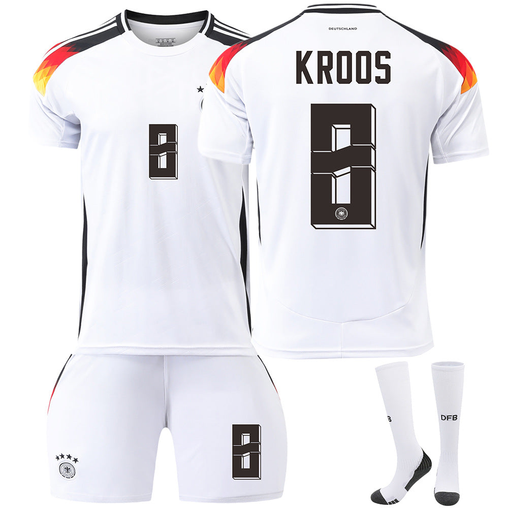 Germany home No. 13 Muller European Cup jersey 7 Havertz 8 Kroos football uniform men's suit