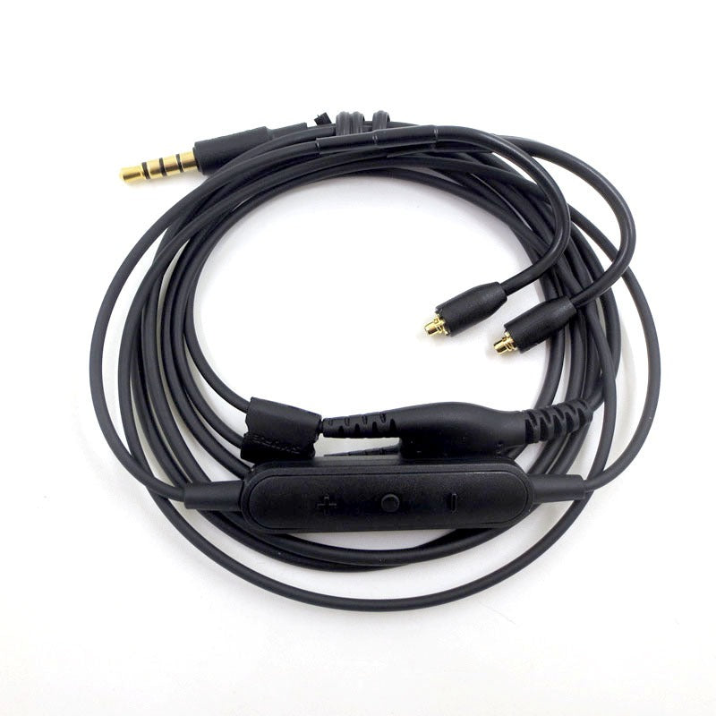 Audio cable suitable for Shure SE215+wired version MMCX interface headphone cable with wired control