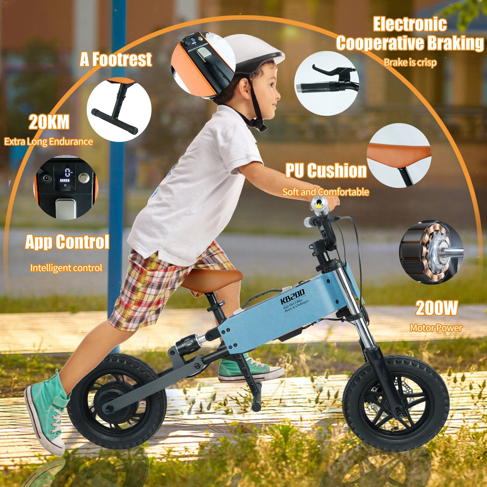 Children's outdoor  off-road electric  bicycle