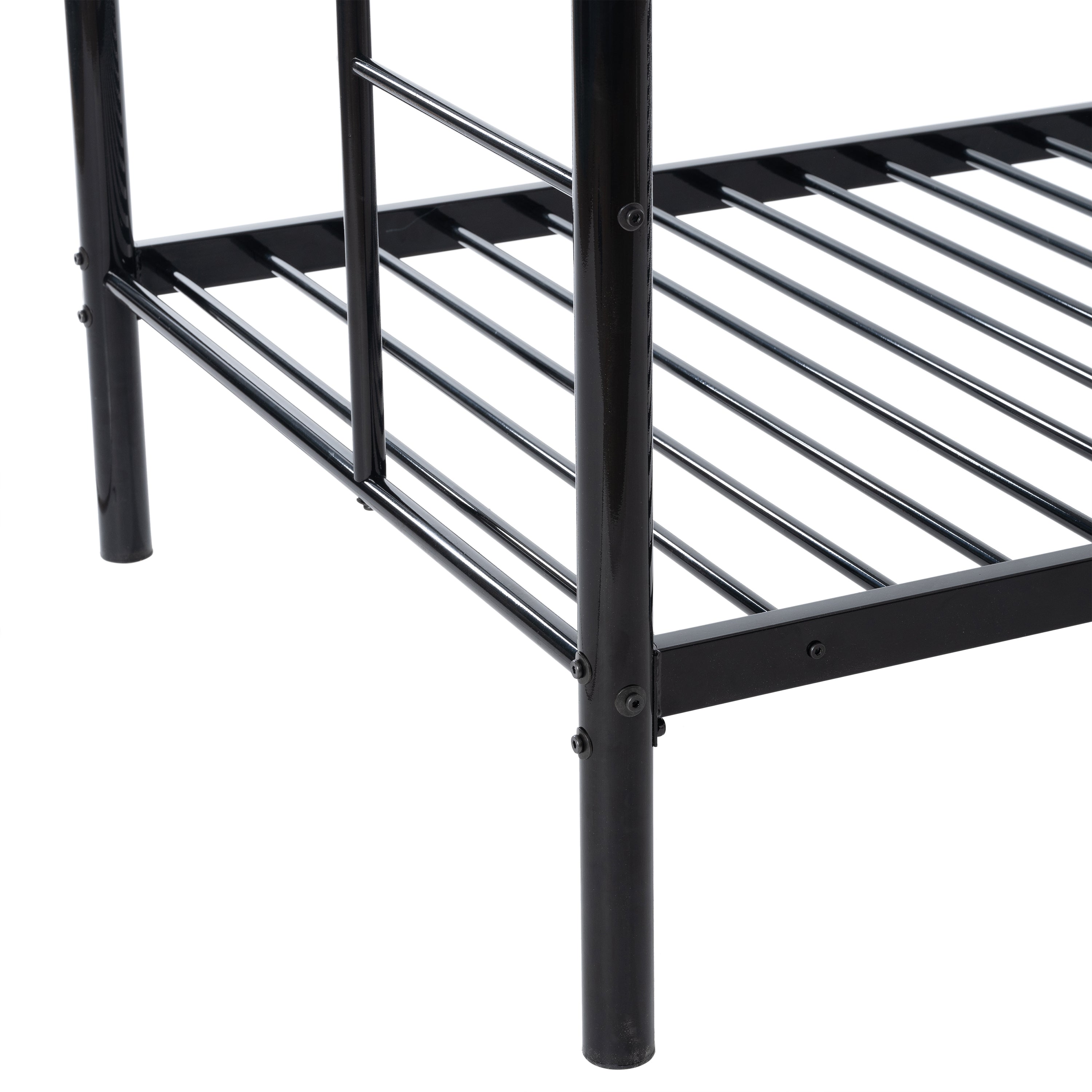 Twin over Twin Bunk Bed with Ladders