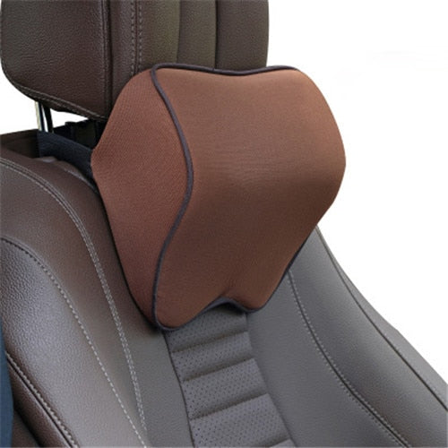 Car Neck Headrest Pillow Car Accessories Cushion Auto Seat Head Support Neck Protector Automobiles Seat Neck Rest Memory Cotton