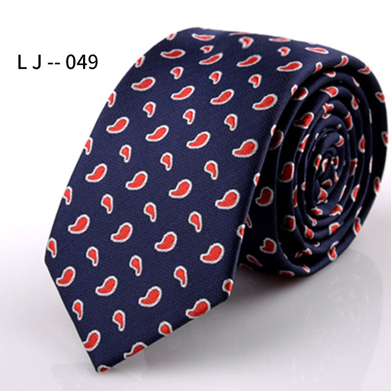 Men's Accessories Men's 6CM Tie Color blocked Adult Business Casual Tie