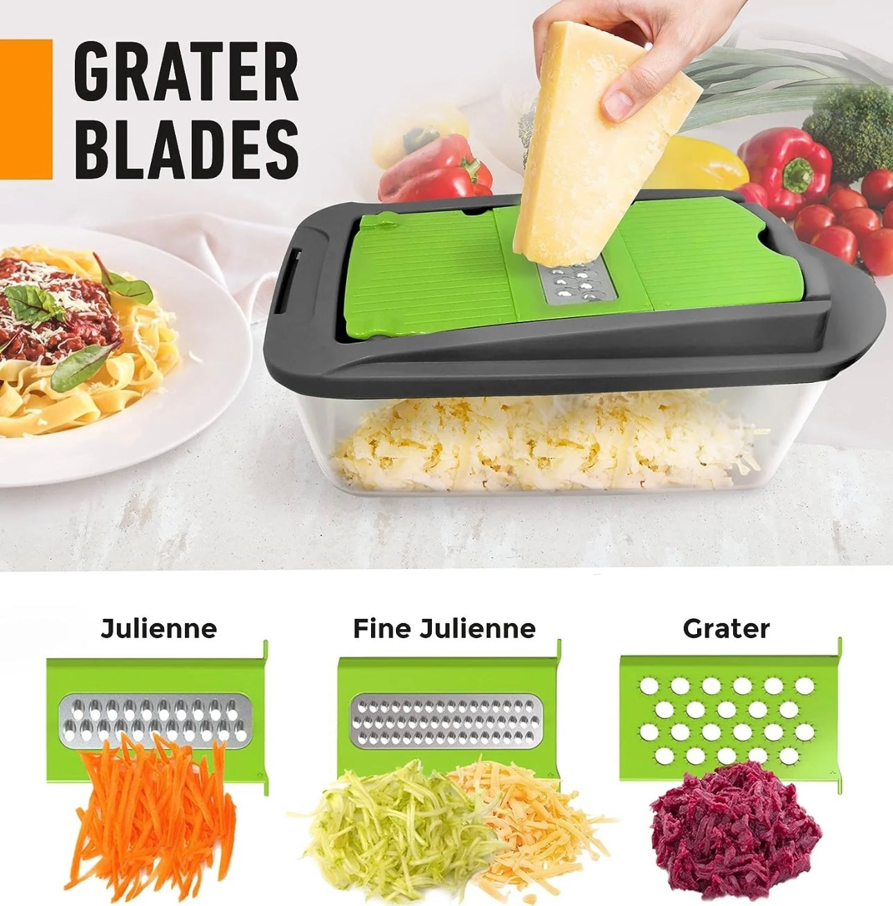 16 in 1 vegetable slicer and chopper